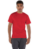 Champion-T525C-Adult 6 oz. Short-Sleeve T-Shirt-RED