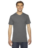 American Apparel-TR401-Unisex Triblend USA Made Short-Sleeve Track T-Shirt-ATHLETIC GREY