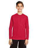 Team 365-TT11YL-Zone Performance Long Sleeve T Shirt-SPORT RED