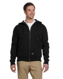 Dickies-TW382-Thermal Lined Fleece Jacket Hooded Sweatshirt-BLACK