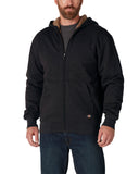 Dickies-TW457-Fleece Lined Full Zip Hooded Sweatshirt-BLACK