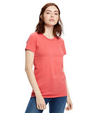 US Blanks-US100-Made In Usa Short Sleeve Crew T Shirt-CORAL