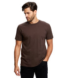 US Blanks-US2000-Made In Usa Short Sleeve Crew T Shirt-BROWN