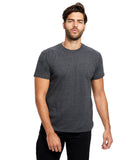 US Blanks-US2000-Made In Usa Short Sleeve Crew T Shirt-HEATHER CHARCOAL