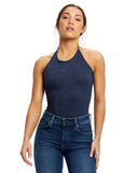 US Blanks-US223-Halter Bodysuit-TRI NAVY