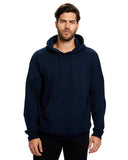 US Blanks-US4412-100% Cotton Hooded Pullover Sweatshirt-NAVY BLUE