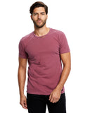 US Blanks-US5524G-Pigment Dyed Destroyed T Shirt-PIGMENT MAROON