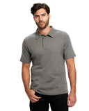 US Blanks-US5580-Jersey Interlock Polo T Shirt-ASPHALT